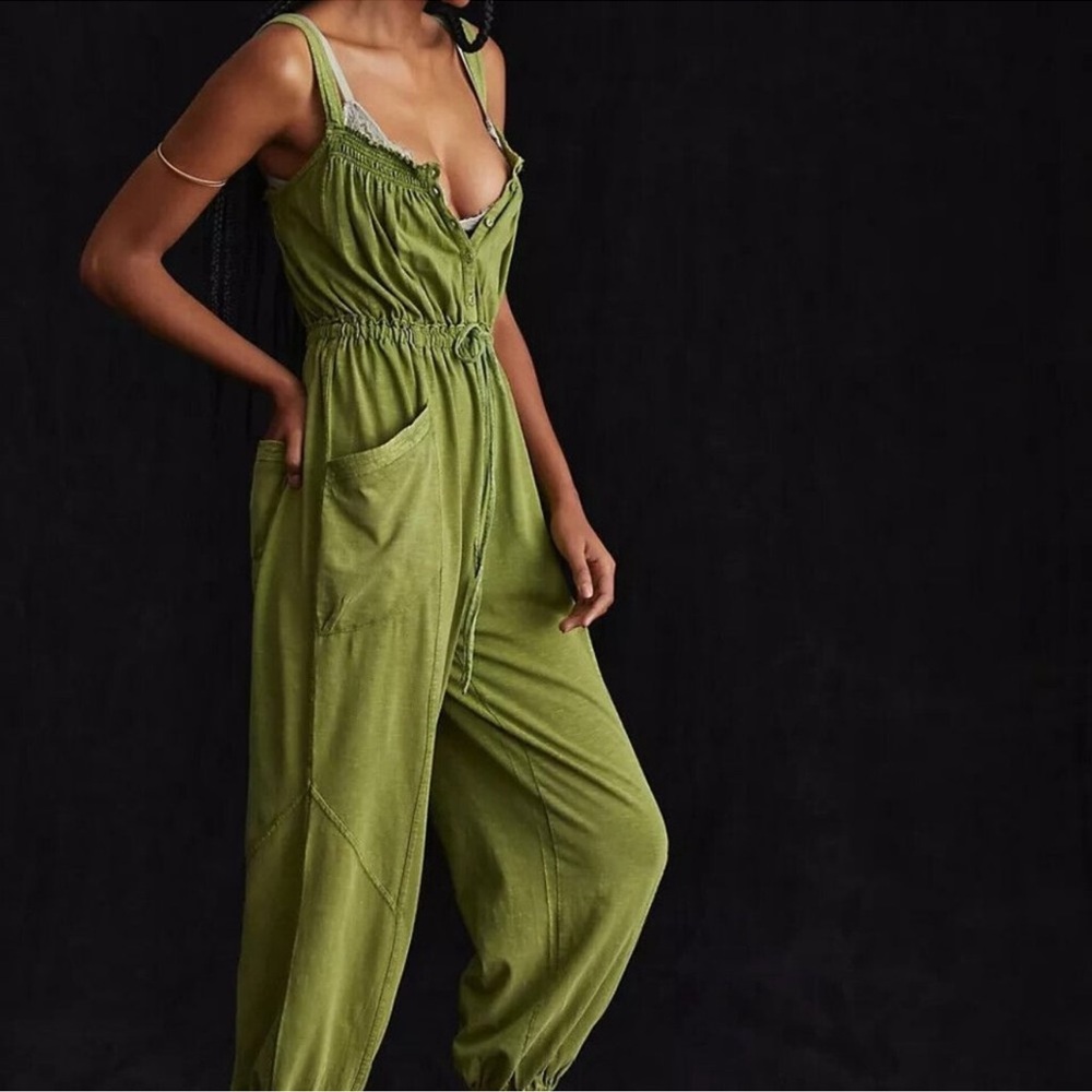Daily Practive Olive Women's Jumpsuit - Picture 4 of 8